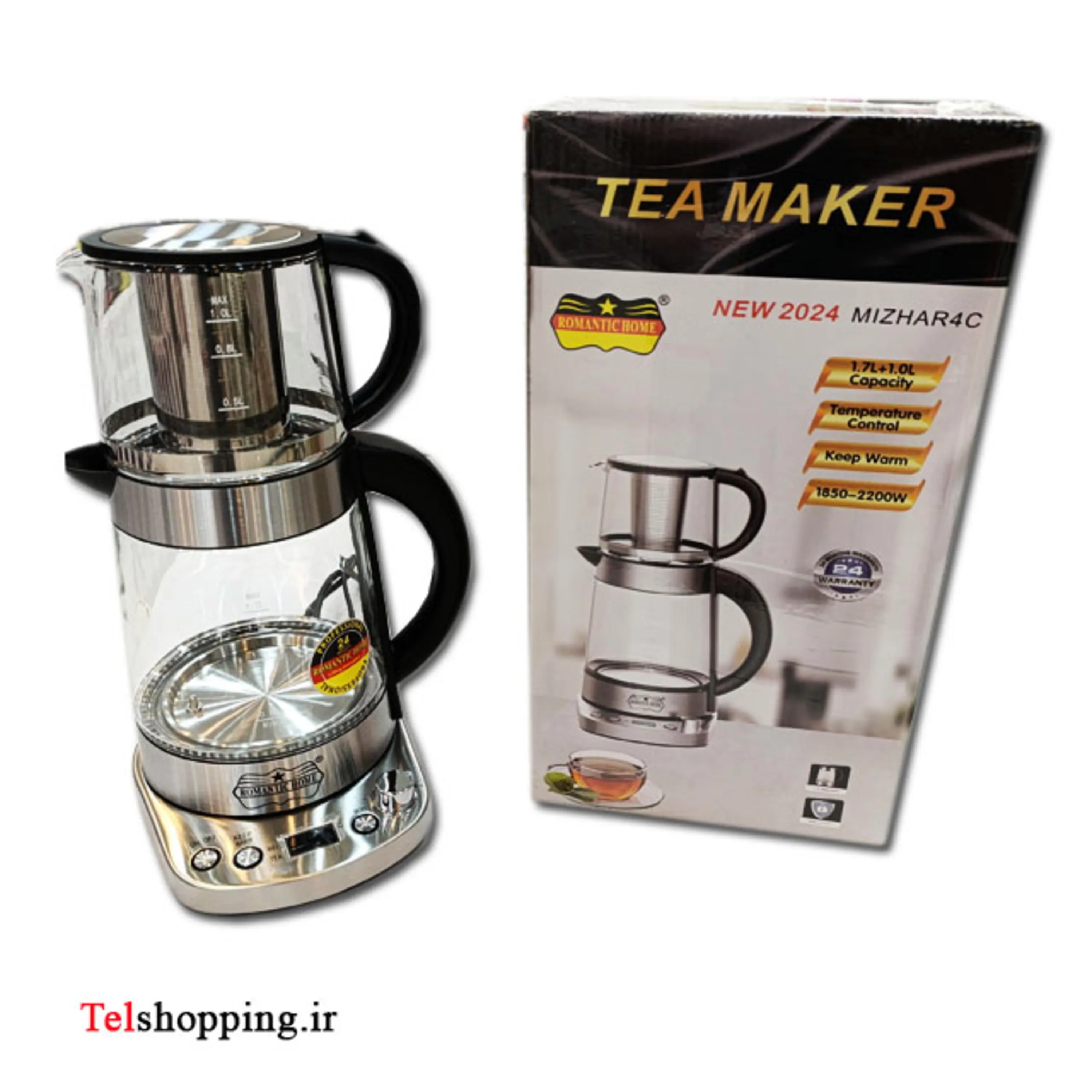 چای ساز رمانتیک هوم مدل RU 1530